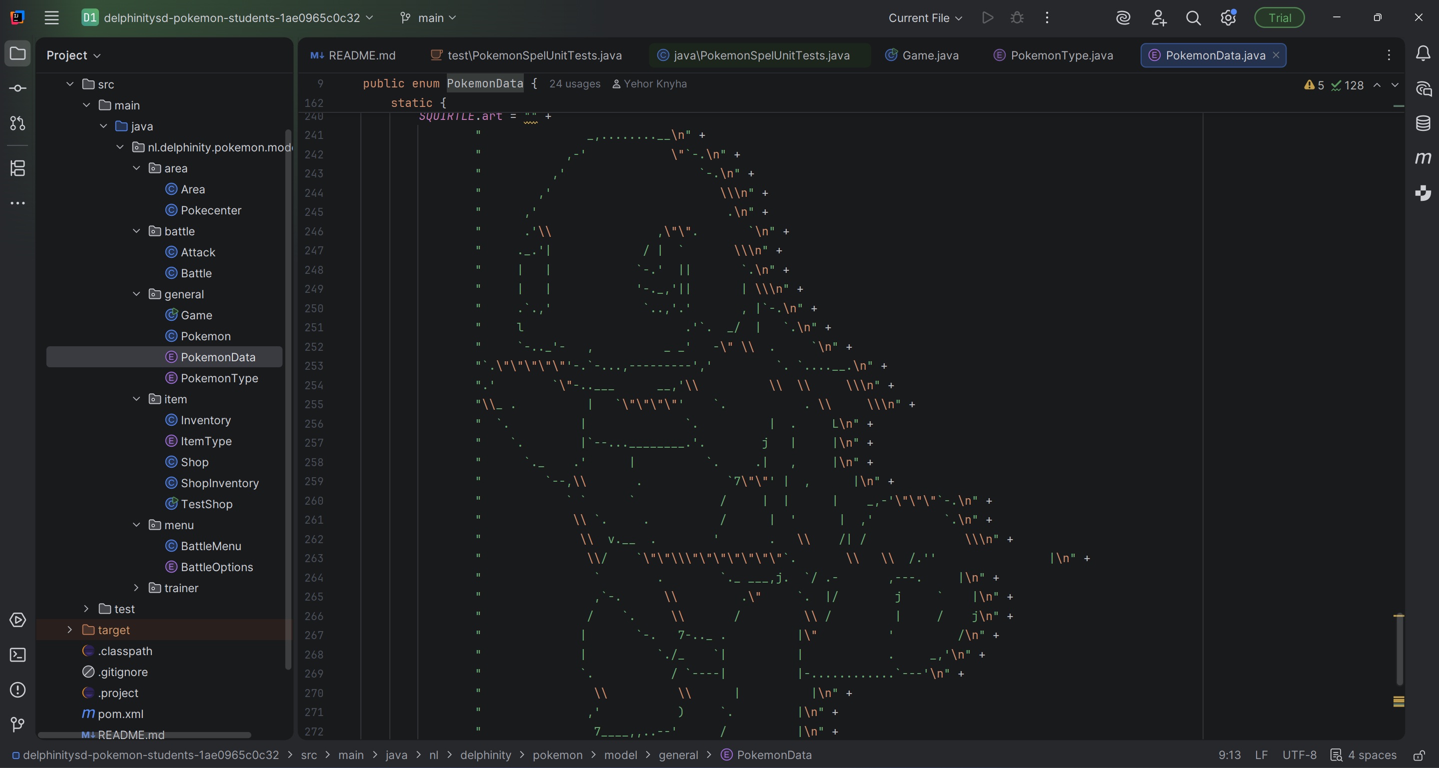 Console pokemon spel